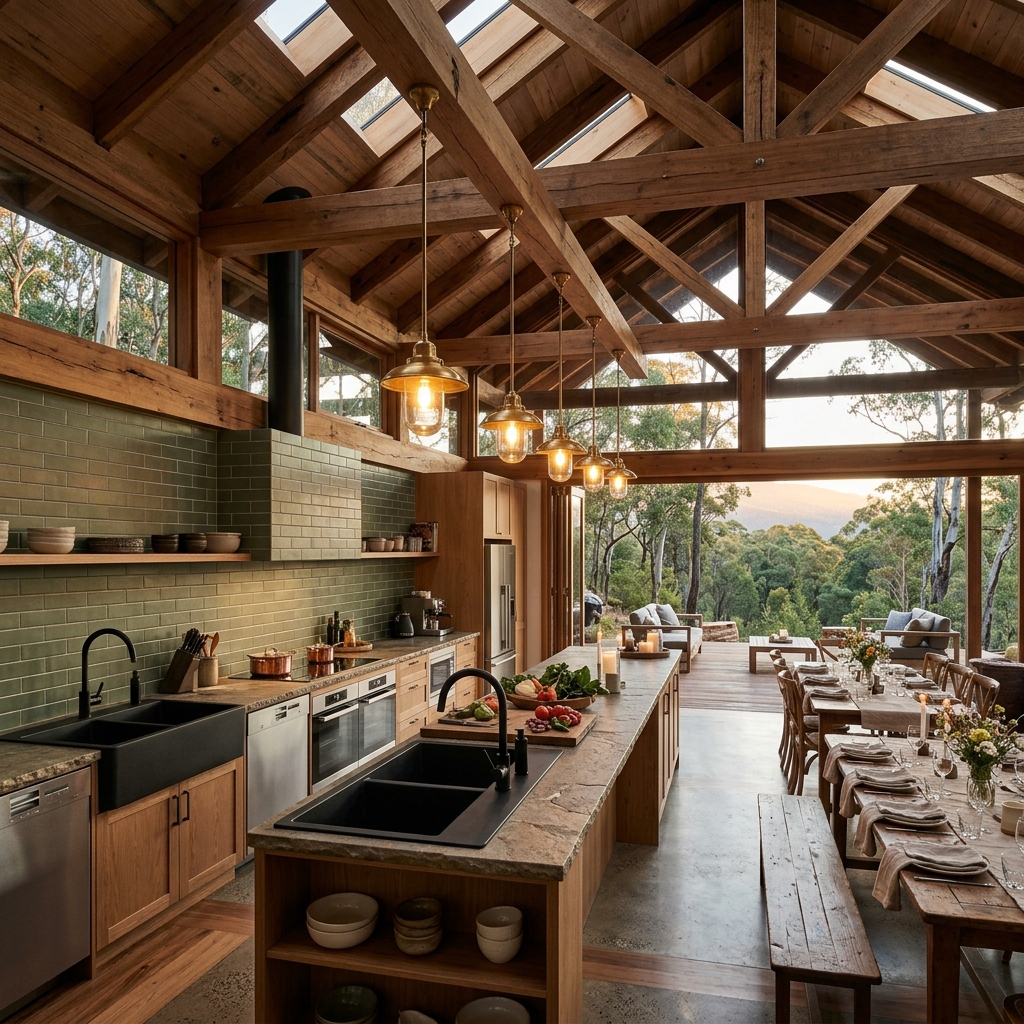 Premium communal camp kitchen architecture